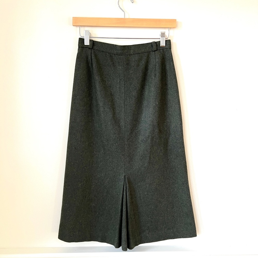 Vintage Wool Forest Green Skirt vintage size 9